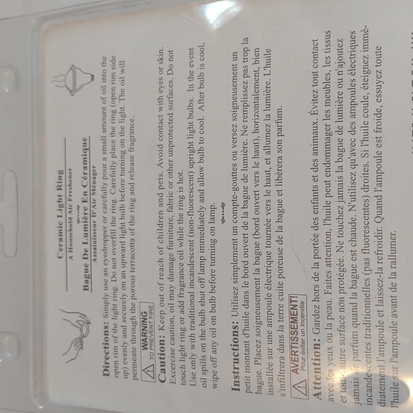 Other Ceramic Light Bulb Ring Aromatherapy Eo Diffuser Poshmark